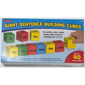 Lakeshore Giant Sentence Buliding Cubes Grades 1 - 3 (GG266) BRAND NEW & SEALED